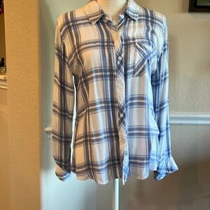Rails Long Sleeve Button Down Shirt Size S